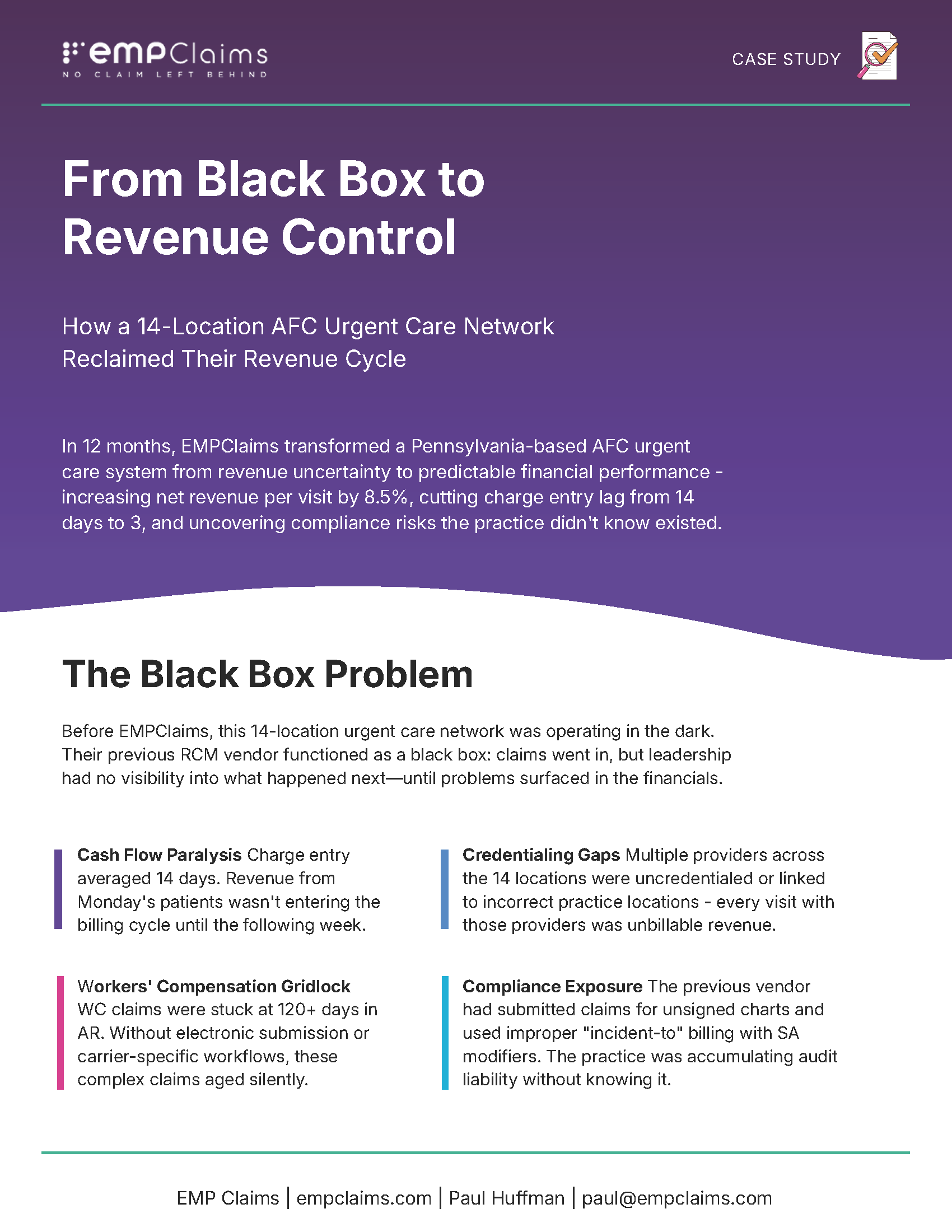 AFC urgent care network case study